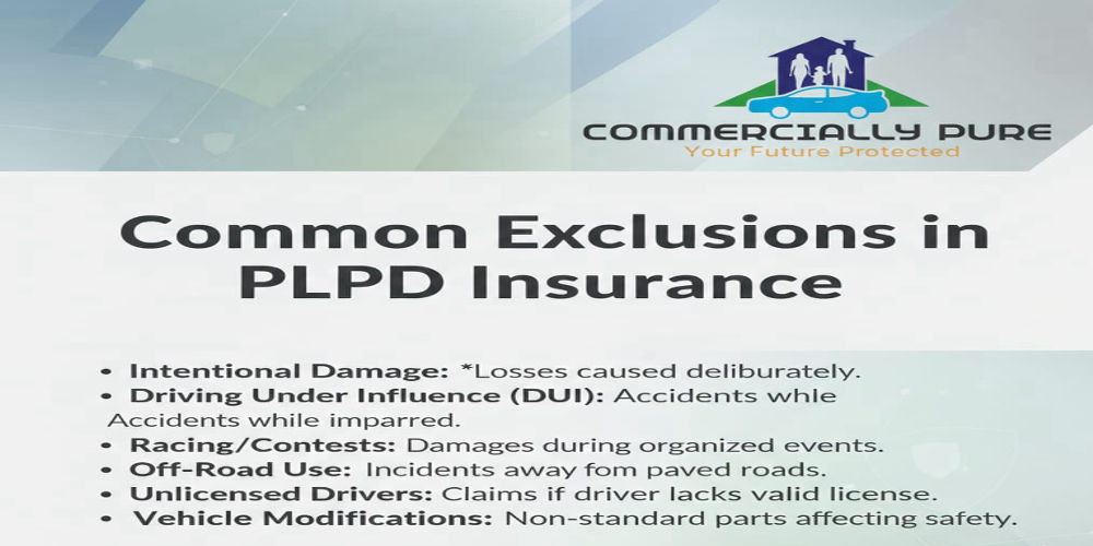 Common Exclusions in PLPD Insurance