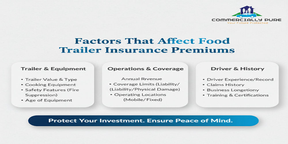 Factors That Affect Food Trailer Insurance Premiums