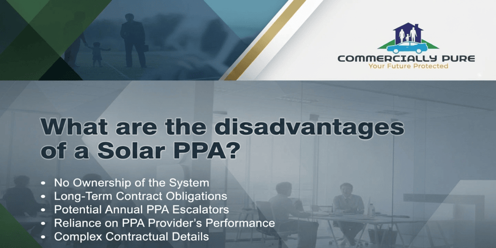 What are the disadvantages of a Solar PPA?