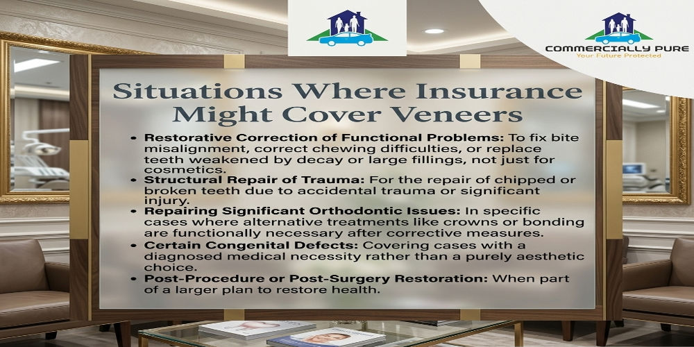 Situations Where Insurance Might Cover Veneers